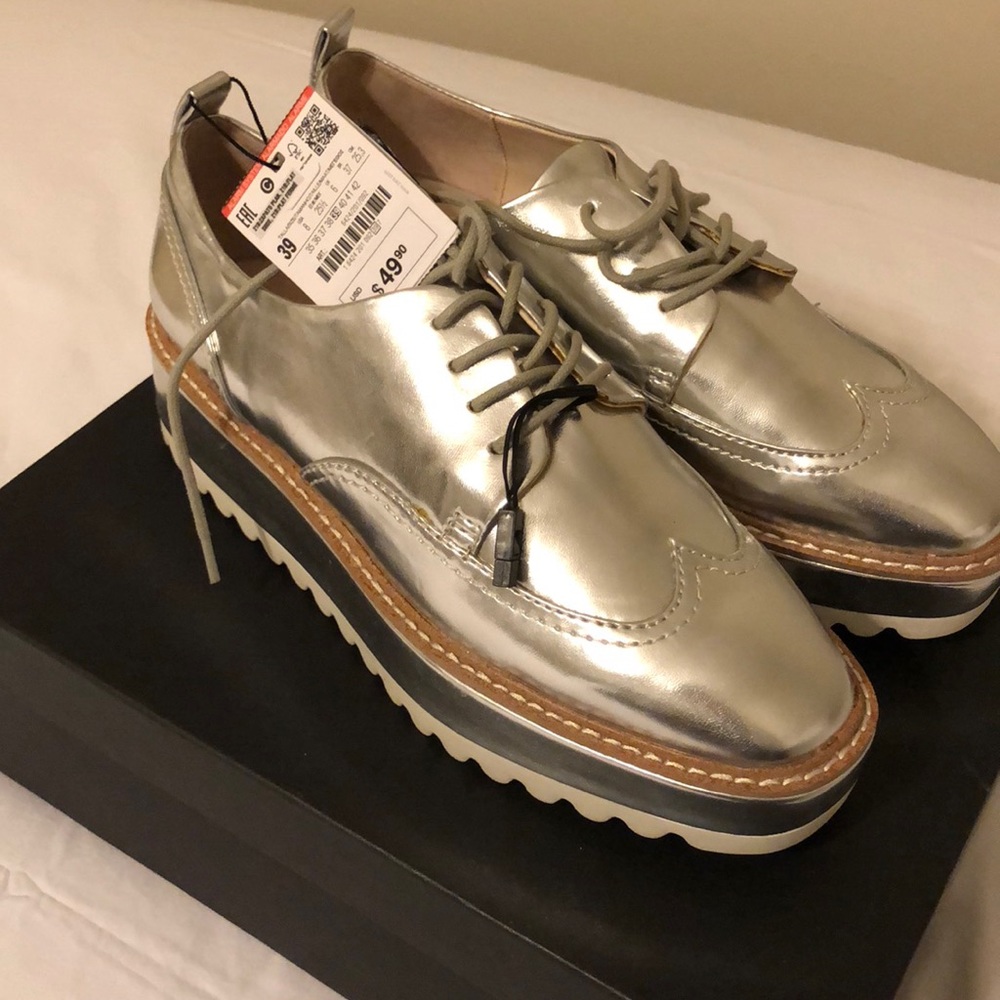 Zara platform shoes NWT SIZE 39